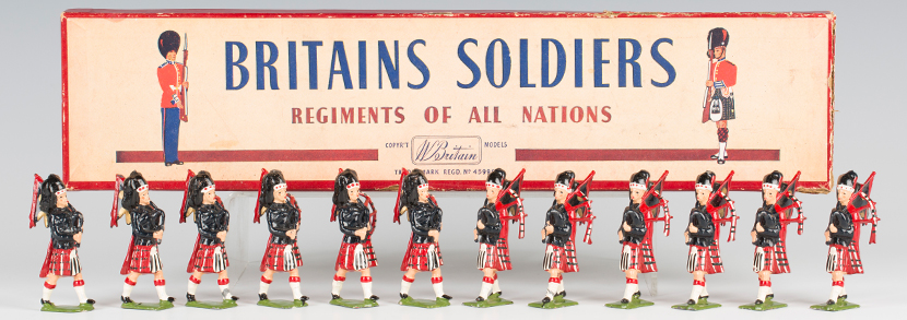 Britains No. 2010 set of eight Airborne Infantry, boxed