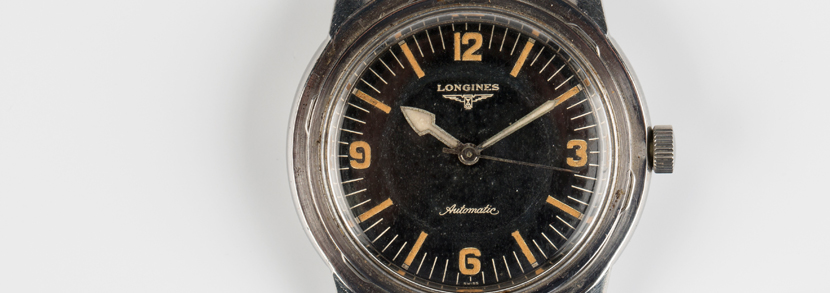 A Longines Skin Diver Automatic steel cased gentleman’s wristwatch