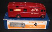 A Dinky Toys No. 581 Horse Box, boxed (some playwear, box scuffed).