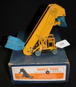 A Dinky Toys No. 564 elevator loader, boxed (paint chips, box creased and scuffed), and a Hornby Railways 4-6-2 Mallard locomotive and matching tender, boxed (box torn, creased and scuffed).