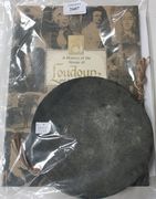 A George III chamotte wax royal seal with braided cord, contained within original tin. Note: a similar seal is illustrated on p.65 of A History of the House of Loudoun, stating that it was 'found in the area of Loudoun Castle some months after the fire'; a copy of the book is included in the lot.