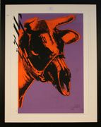 Paul Insect - Dead Cow, three-colour screenprint released by POW, signed, editioned 27/50 and dated '07 in pencil, approx 77cm x 57cm.
