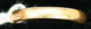 A 22ct gold plain wedding ring, Birmingham 1927.