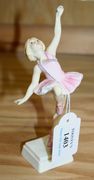 A Royal Worcester figure 'Ballerina', modelled by Doughty, black printed mark to base.