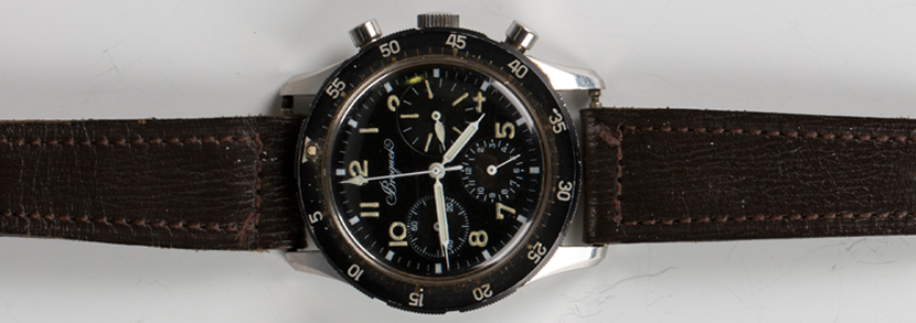 A Breguet Type 20 Chronograph steel cased gentleman's wristwatch