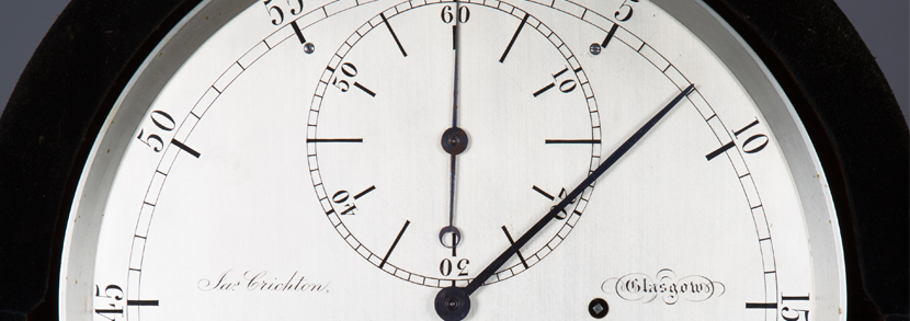 A Victorian mahogany regulator longcase clock