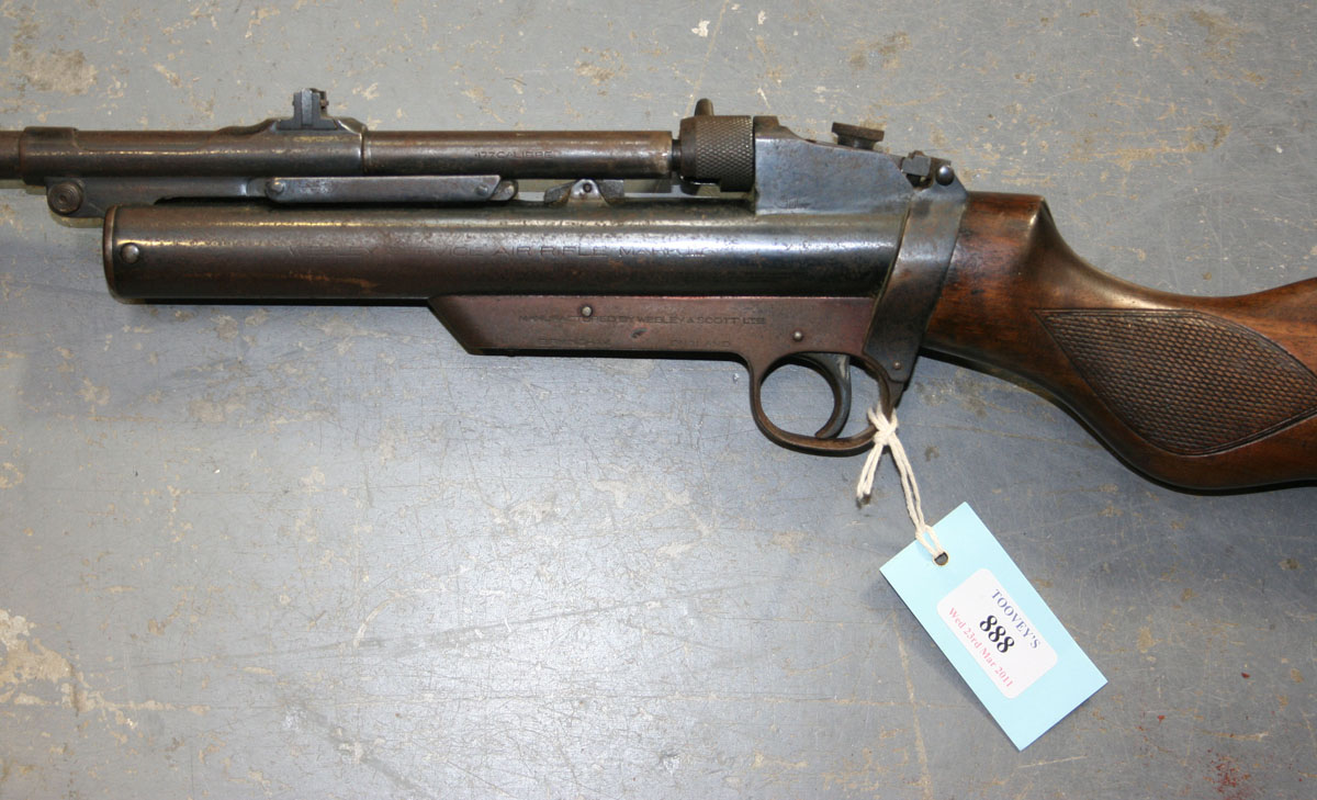 A 177 Webley  MkII service air  rifle  third model with 