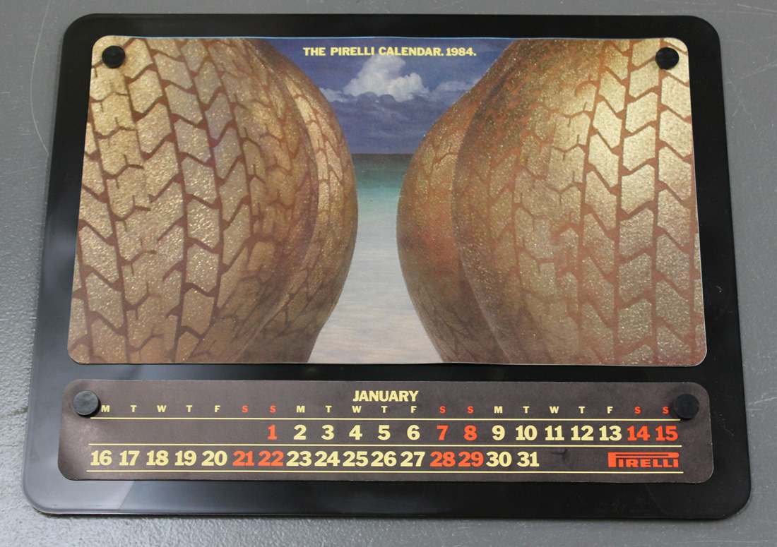 A collection of twelve Pirelli calendars, 19691973 and 19841990, with