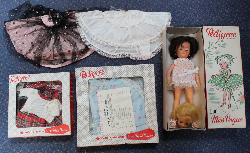 A Pedigree Little Miss Vogue Plastic Doll With Brunette Hair Boxed A Pedigree Little Miss Vogue Plastic Doll With Brunette Hair Boxed