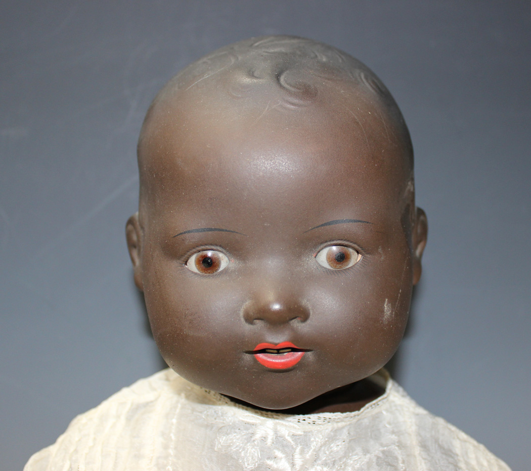 Poupée Ancienne Bébé Armand Marseille, Moule Dream Baby Noir 351, 34cm