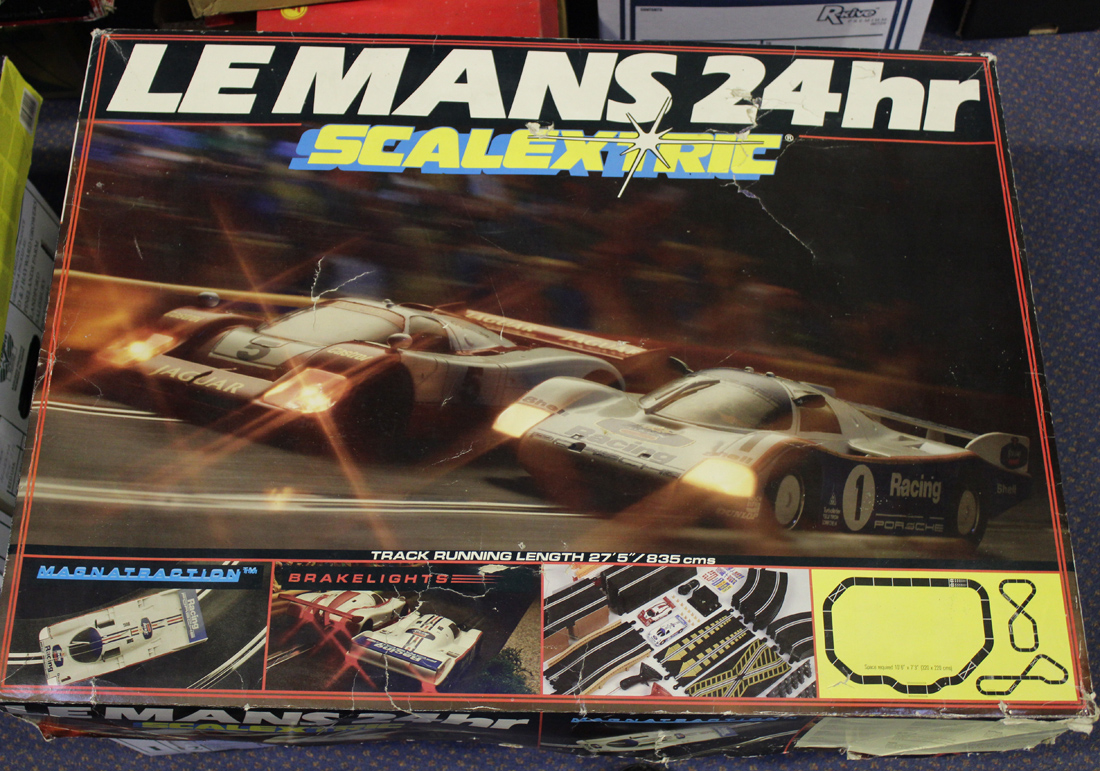 A Scalextric Le Mans 24 hour slot car 