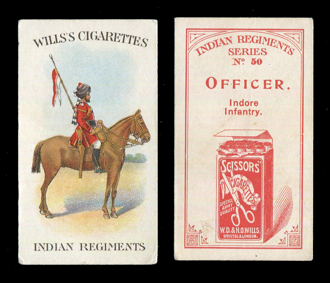 Wills PICK A CARD Indian Regiments Series 1912 