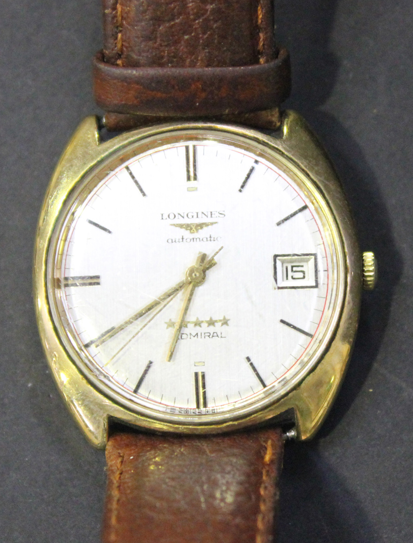 A Longines Admiral Automatic gentleman's wristwatch, the signed ...