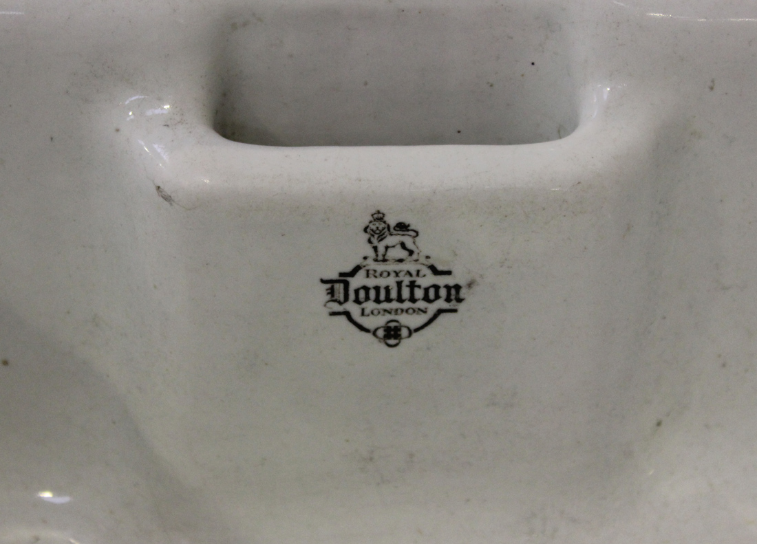 A White Ceramic Belfast Sink By Royal Doulton London