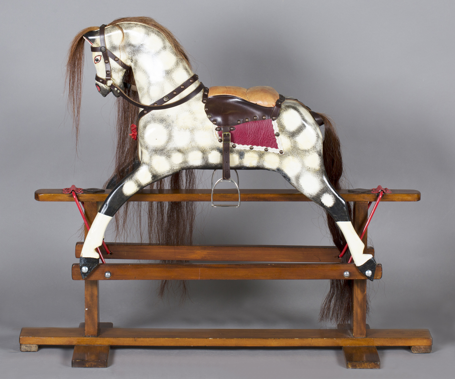 dapple grey rocking horse