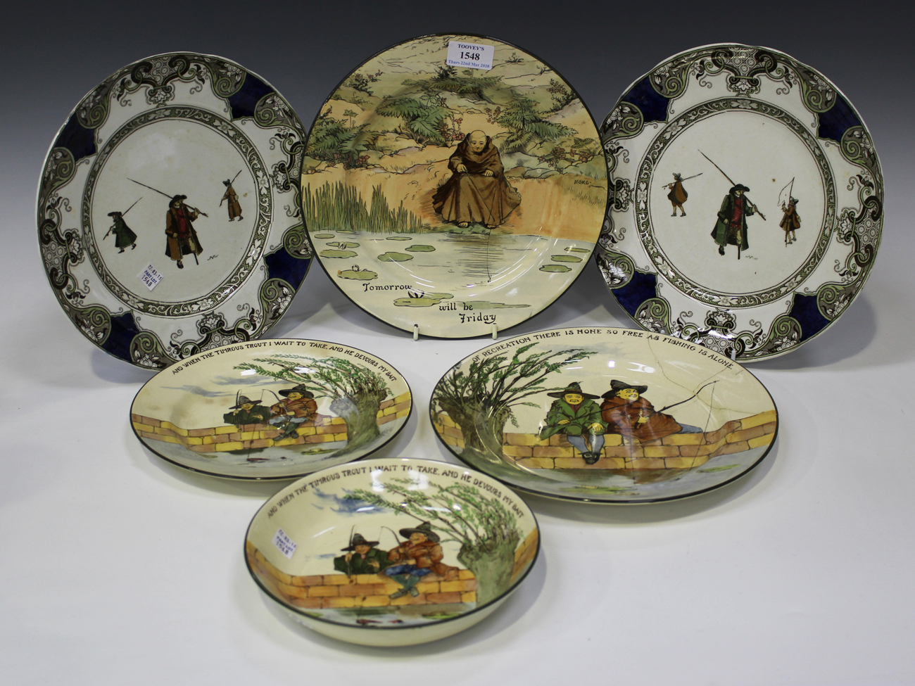 Royal Doulton Gallant Fishers Plate