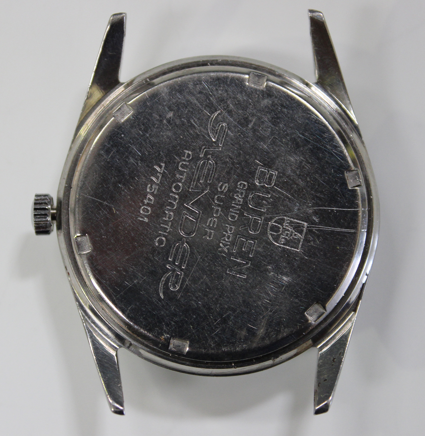 激レア 時計 Vintage BUREN GRAND PRIX DATE Super Slender Automatic