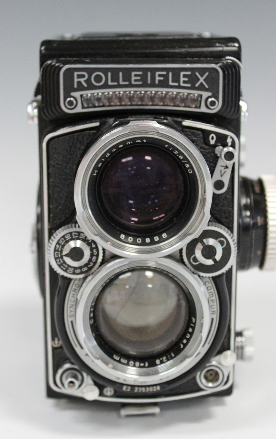 A Franke & Heidecke Rolleiflex 2.8 E-2 twin-lens reflex
