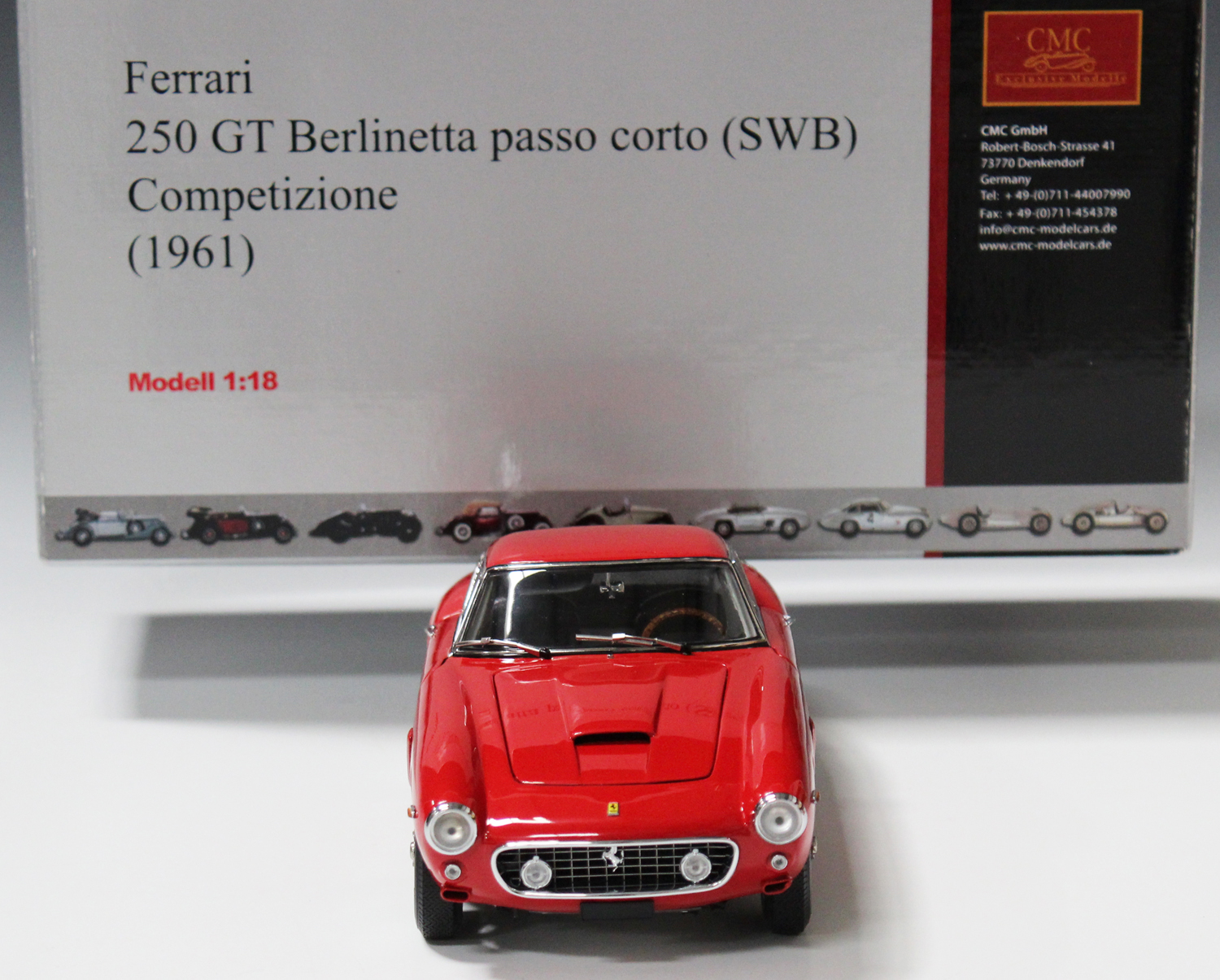 1/18 CMC Ferrari 250 GT Berlinetta Passo Corto ( SWB ) 1961