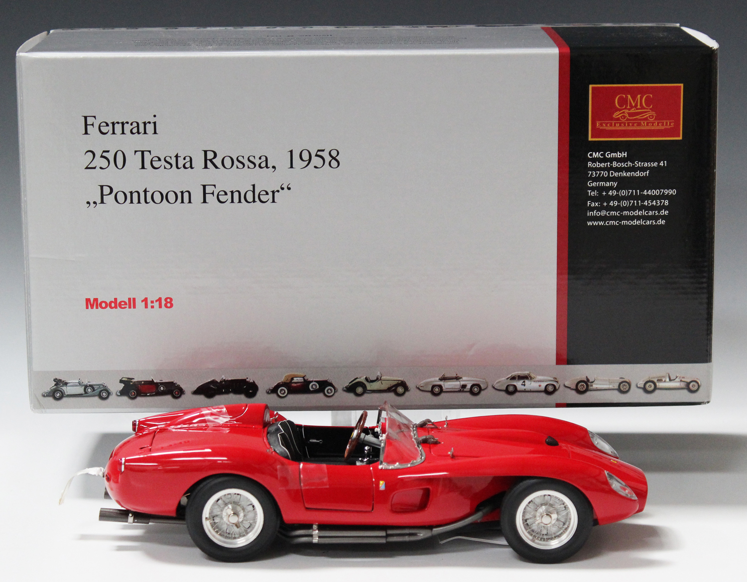 CMC Ferrari 250 Testa Rossa 1958 Pontoon Fender 1/18 CMC Perfect!!!! #1541 