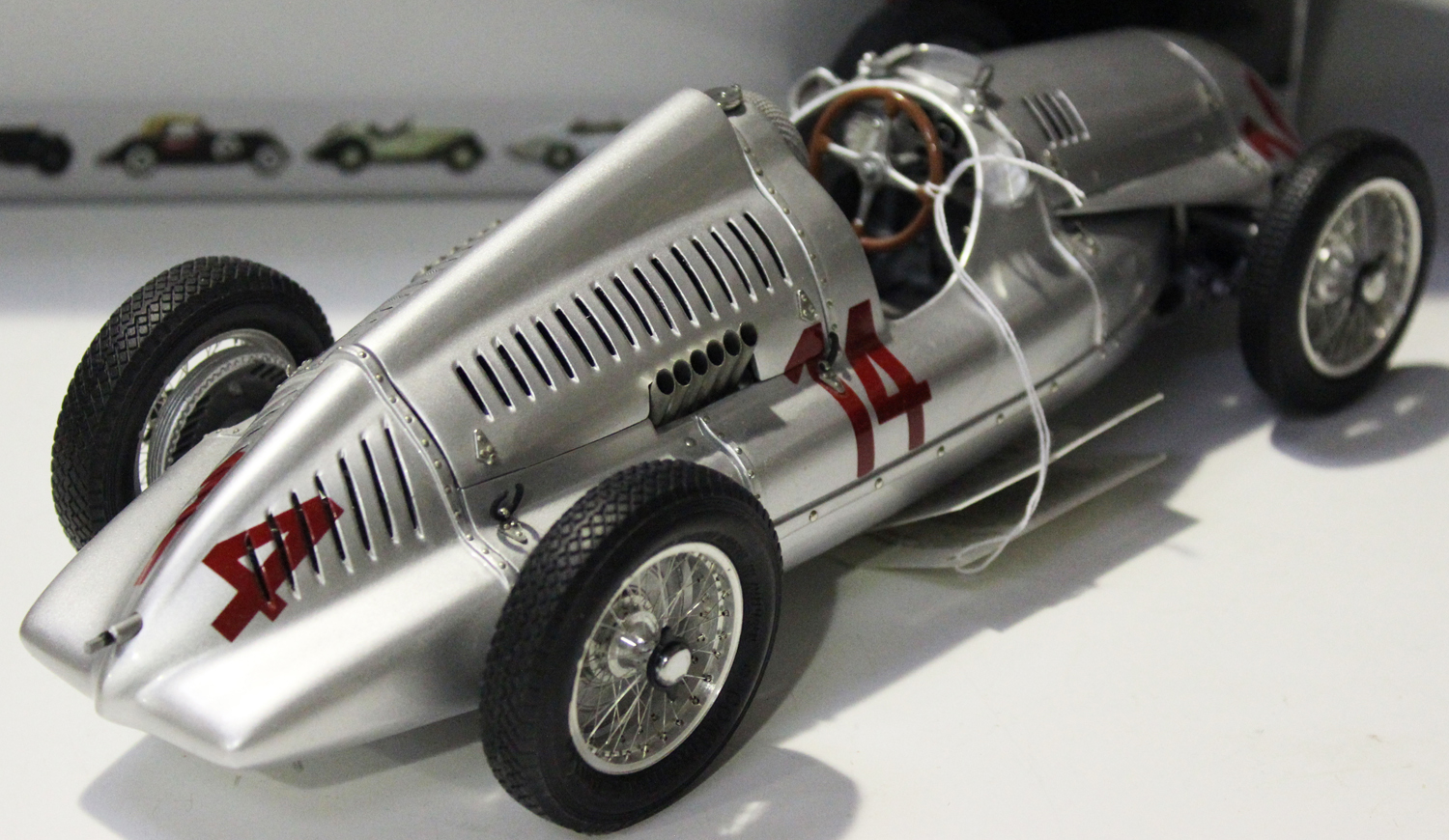 A CMC Exclusive Models 1:18 scale model Auto Union Typ D 1938/39