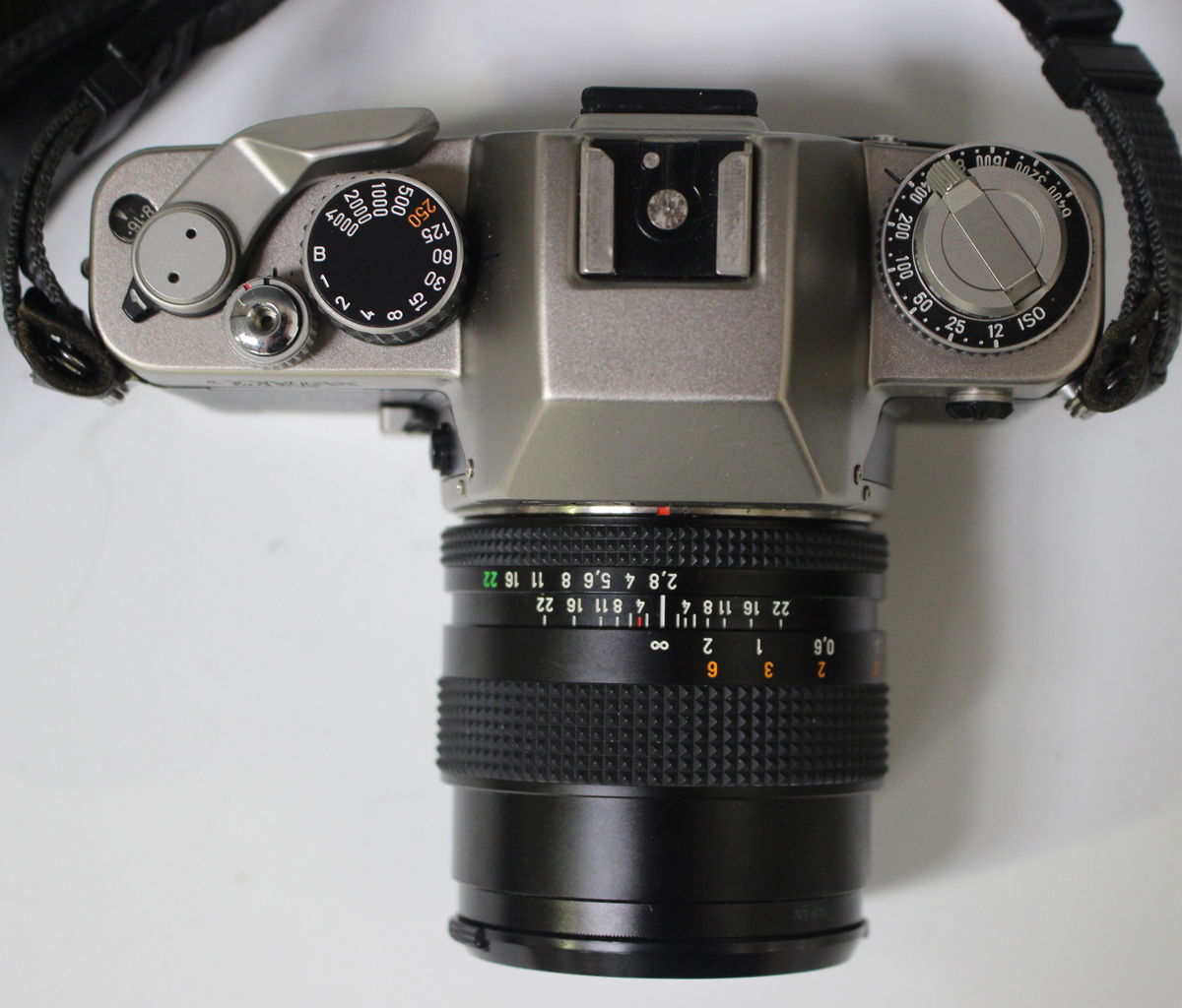 A Contax RTS III camera, serial No. 018726, with Carl Zeiss