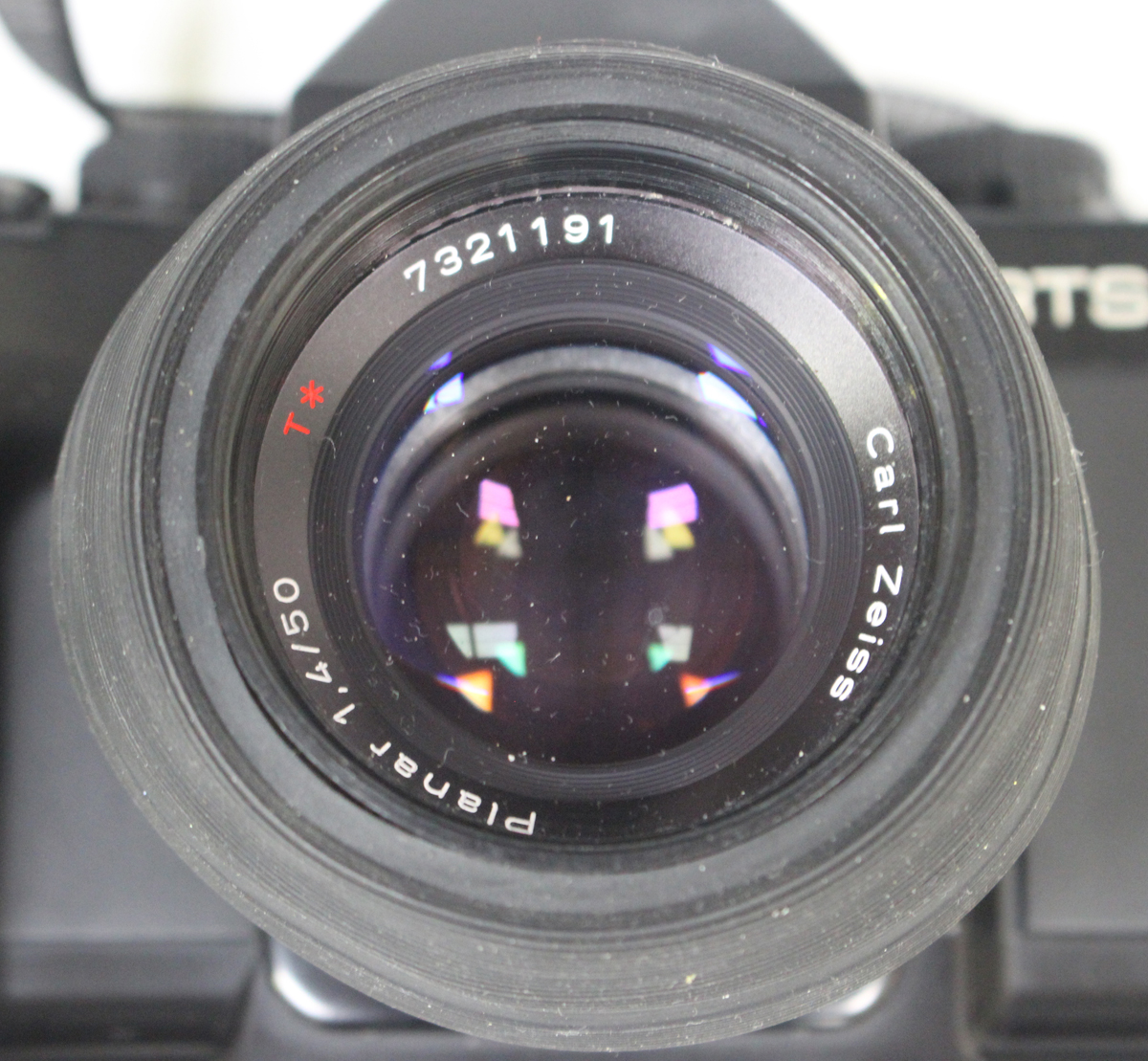 A Contax RTS III camera, serial No. 018726, with Carl Zeiss
