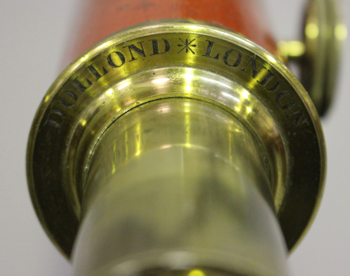Sold at Auction: Dolland, London, a late 19th century brass tube