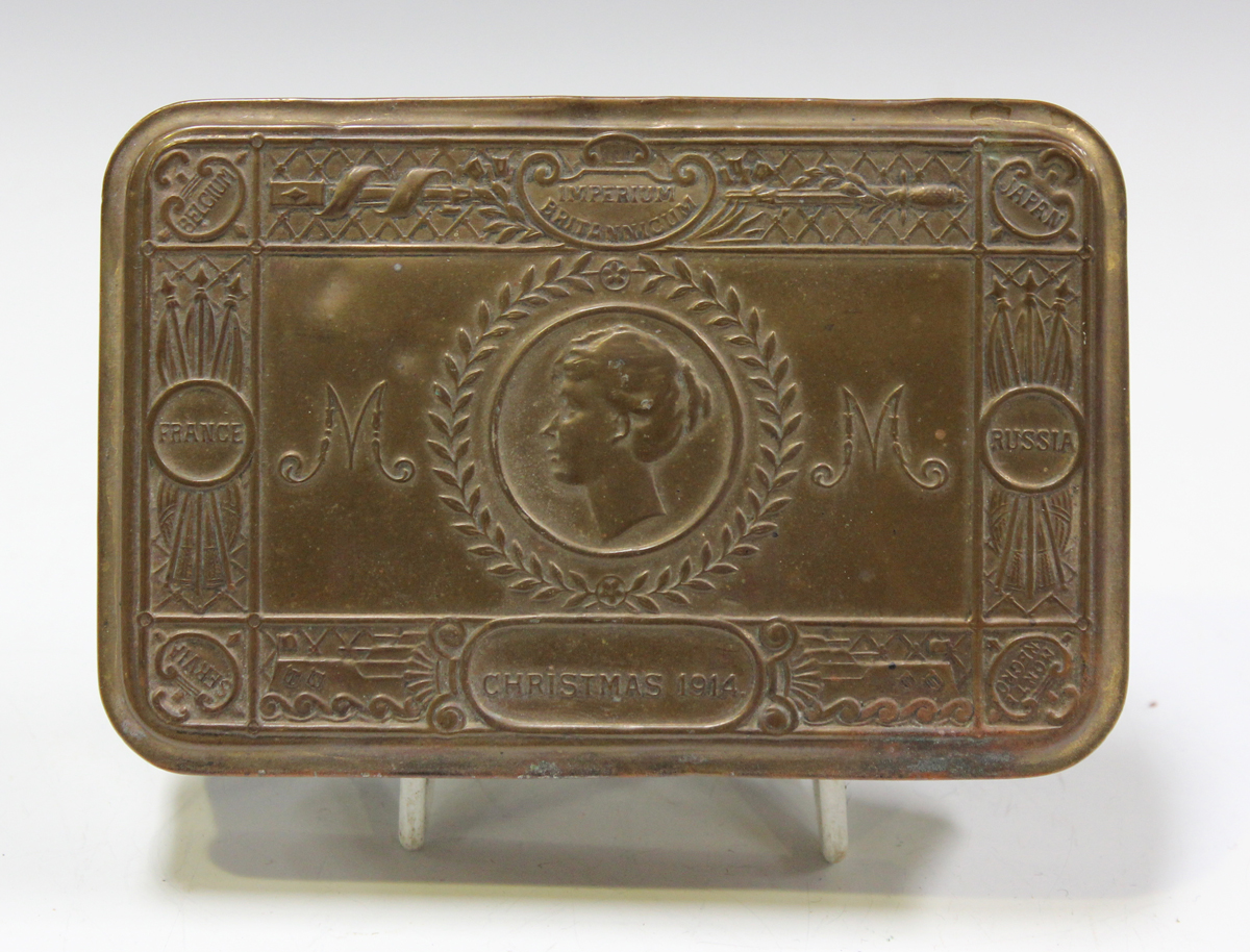 A First World War period Princess Mary Christmas 1914 brass gift