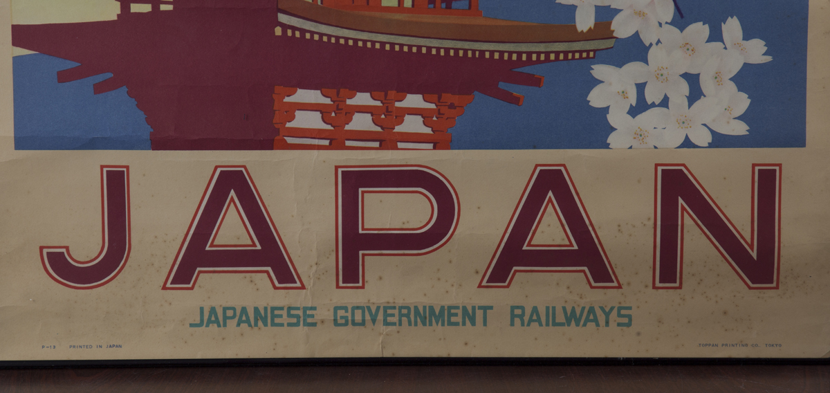 Poster Japonais Vintage JAPAN RAILWAYS Rf68 - Affiche 40x60cm - Haute Qualité - NEUF