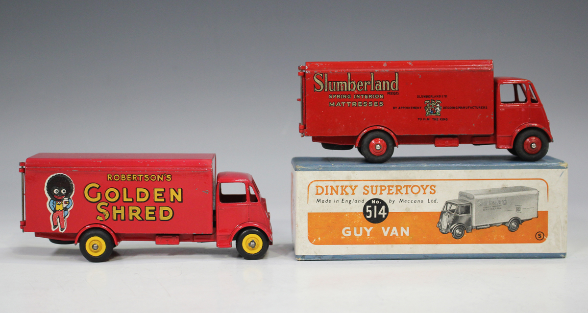 Dinky: A boxed Dinky Toys, Guy Van 'Slumberland', Reference No. 514