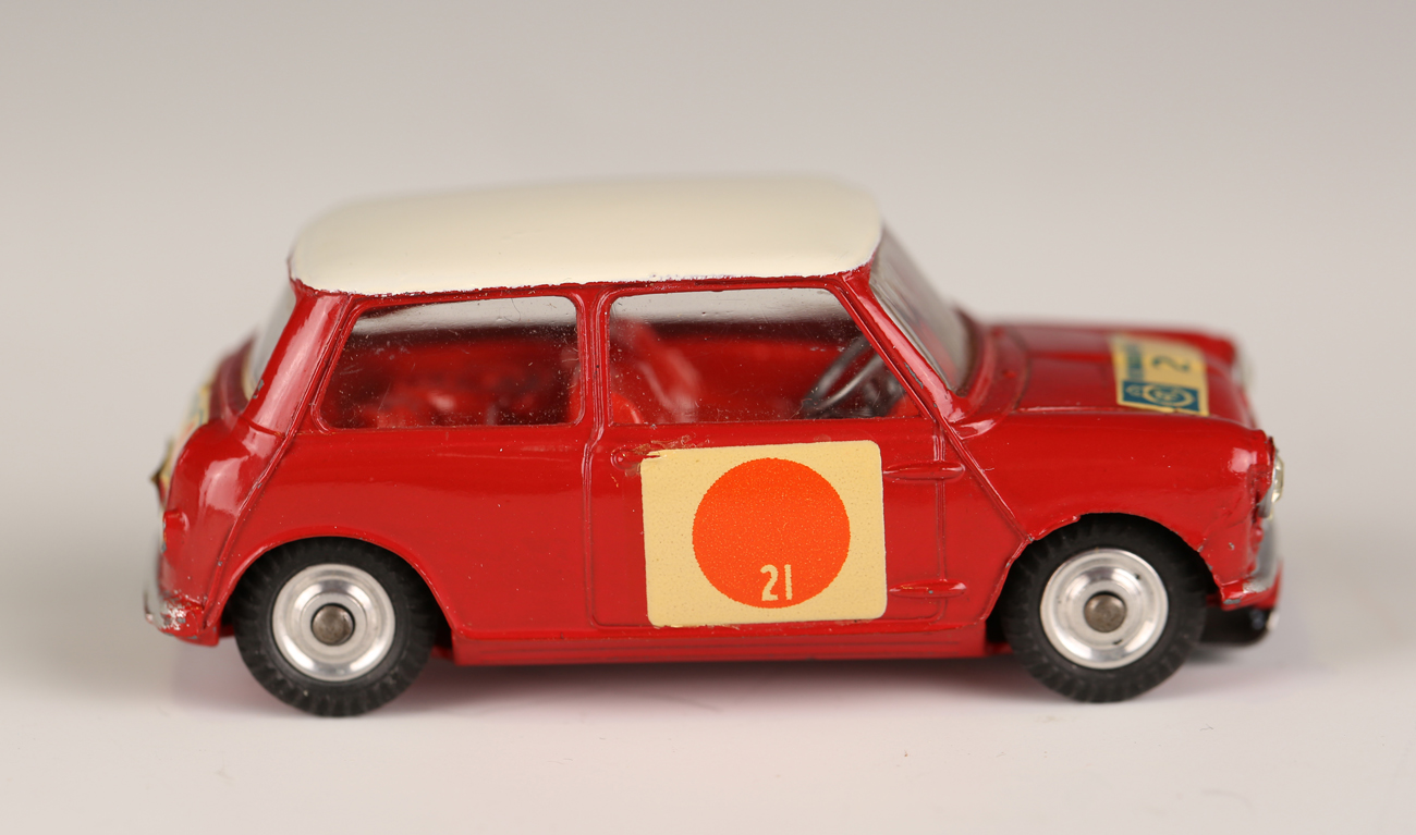 A Corgi Toys No. 333 1966 RAC International Rally BMC Mini A Corgi Toys No. 333 1966 RAC International Rally BMC Mini