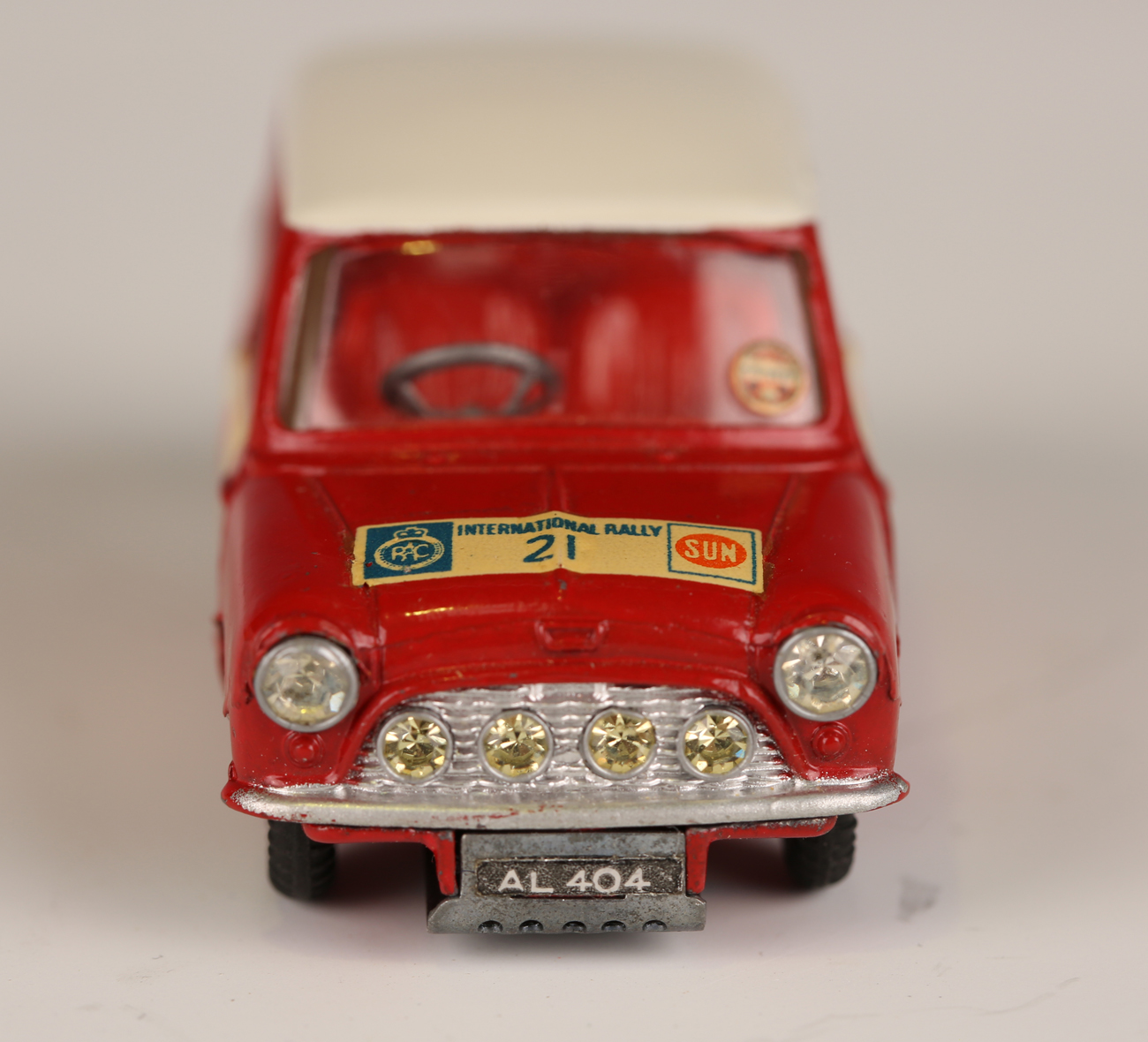 A Corgi Toys No. 333 1966 RAC International Rally BMC Mini A Corgi Toys No. 333 1966 RAC International Rally BMC Mini