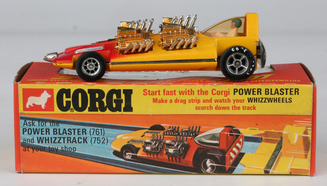 A Corgi Toys Whizzwheels No. 161 Santa Pod Commuter dragster