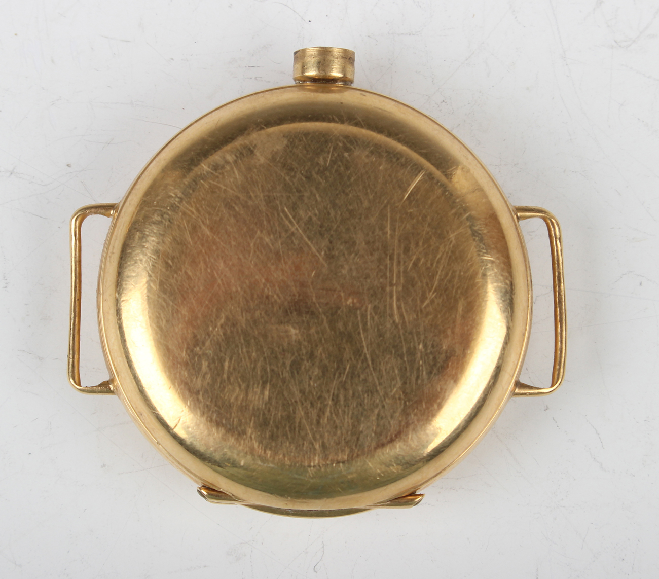 An 18ct gold gentleman's pocket watch case, London 1896, case