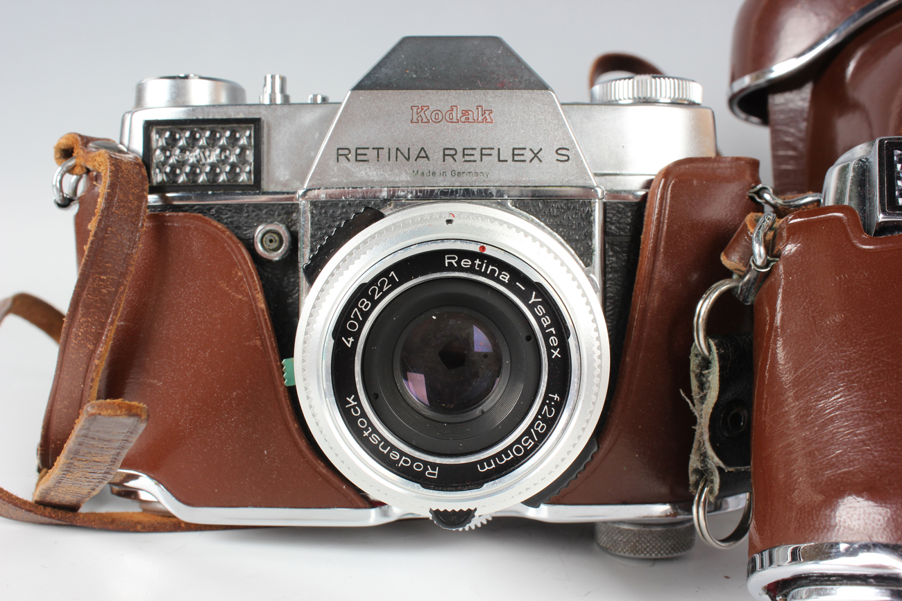 A Kodak Retina Reflex III camera with Schneider-Kreuznach Retina