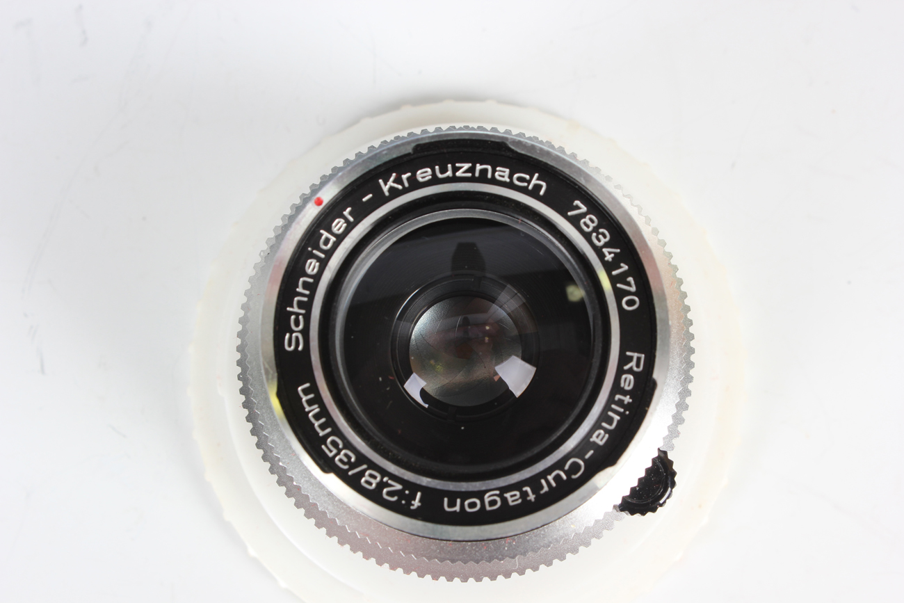 A Kodak Retina Reflex III camera with Schneider-Kreuznach Retina