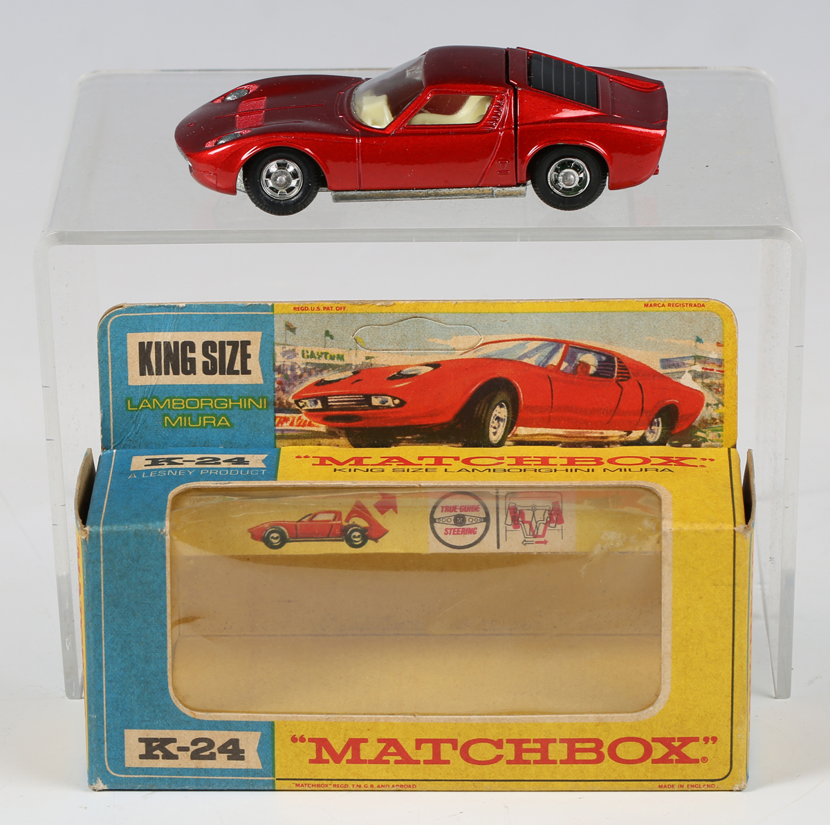 Repro Box Matchbox King Size K-6 &ndash; Ambulanza Binz, Modellino Da Collezione
