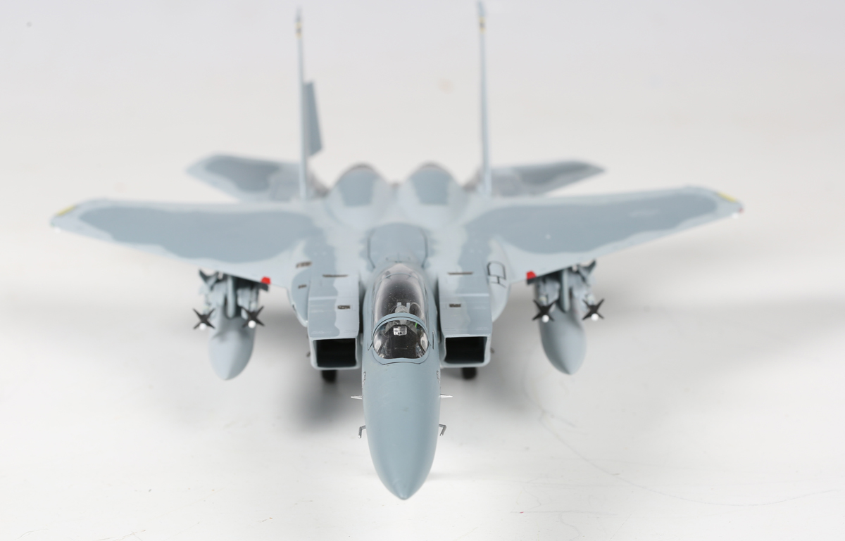 Six Witty Wings 1:72 scale model aircraft, comprising F-15J