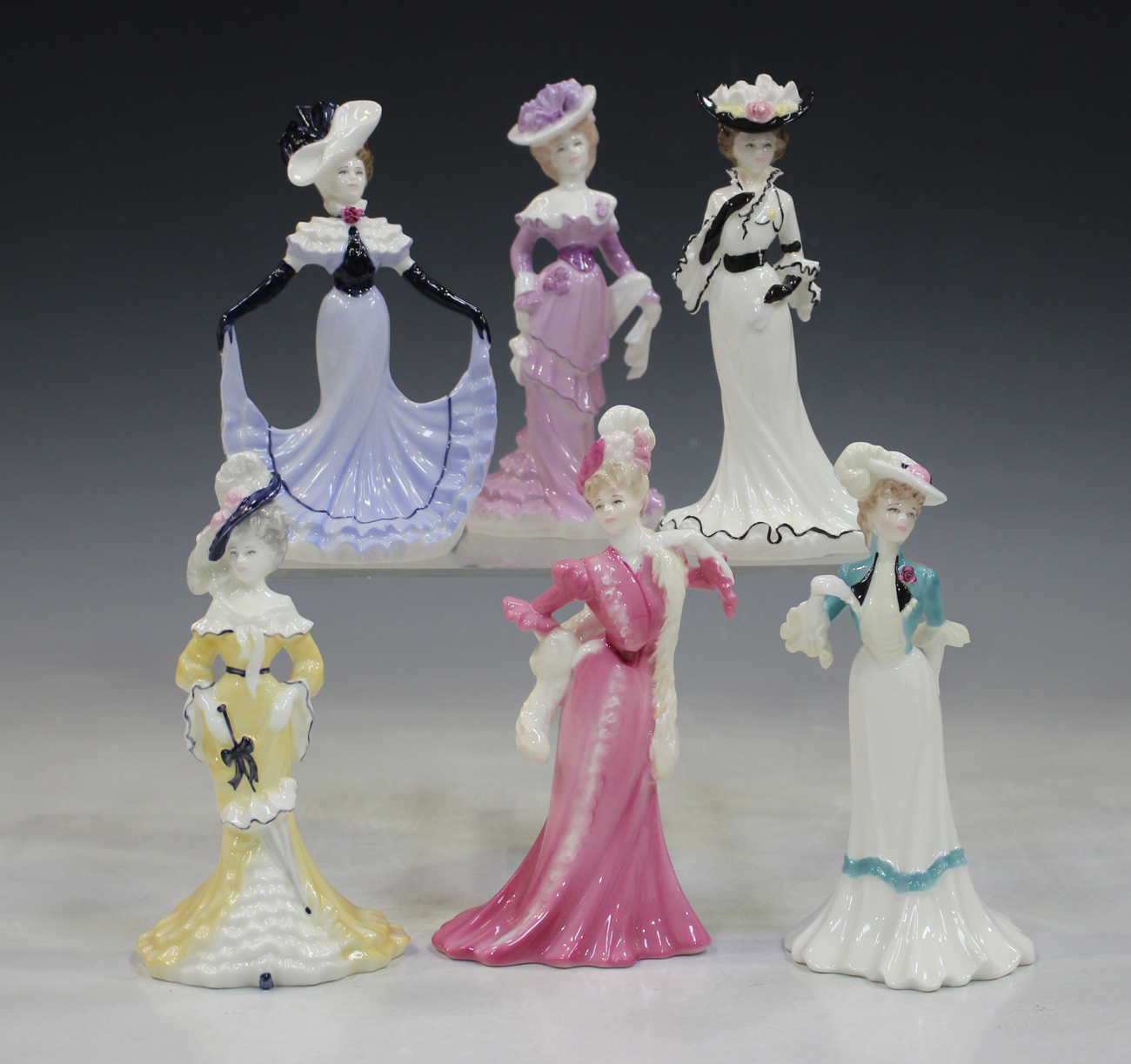 Four Coalport limited edition figures, comprising Queen of