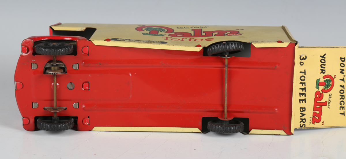 A Wells Brimtoy tinplate clockwork Walters' Palm Toffee