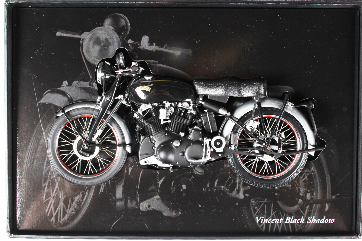 Four Minichamps 1:12 scale Classic Bike Series model motorcycles