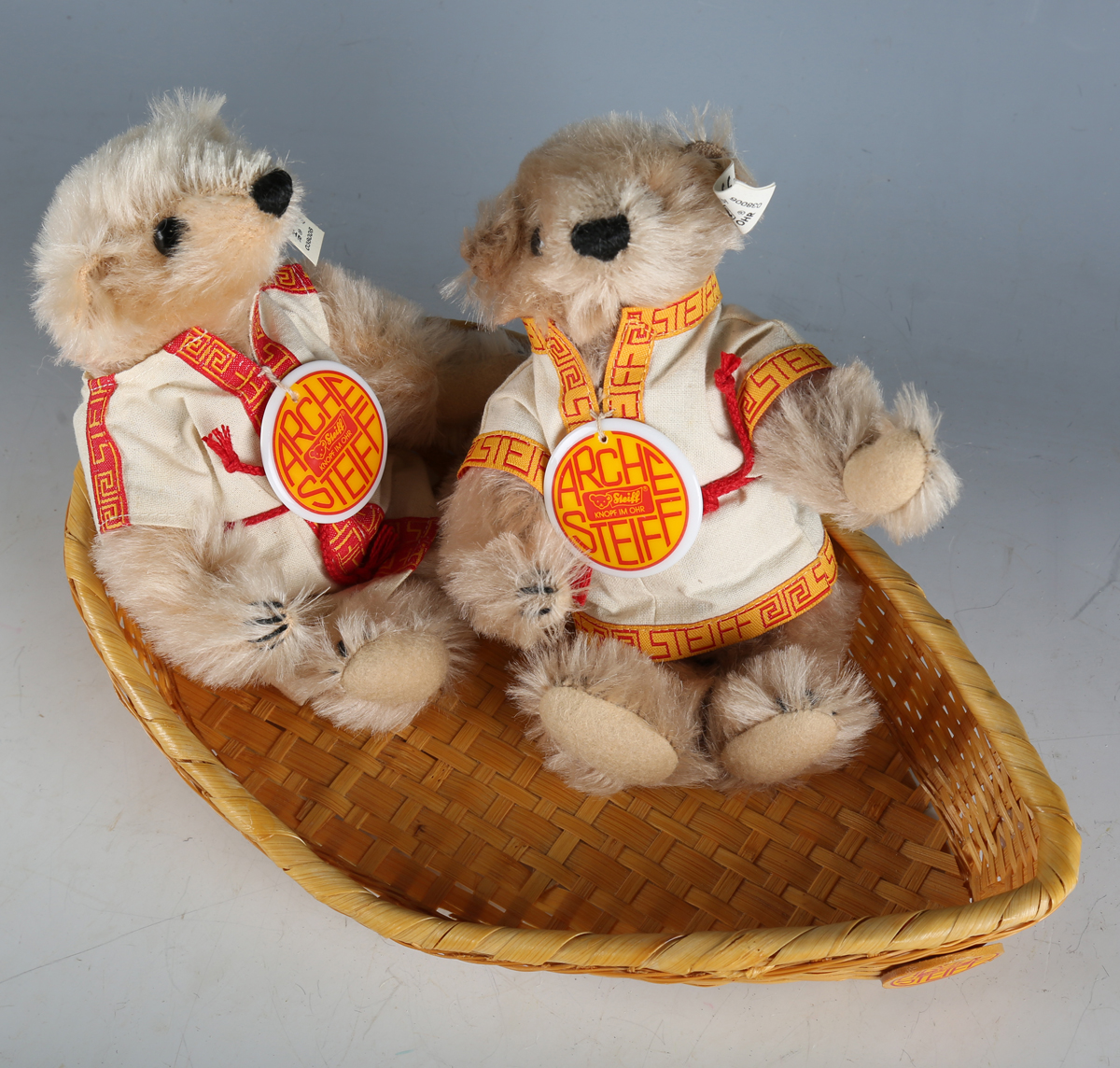 A set of Steiff limited edition Noah's Ark and animals, comprising