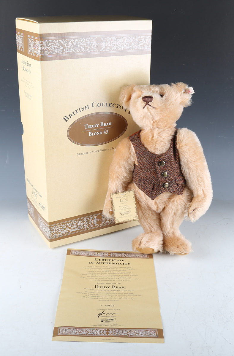 Seven Steiff limited edition teddy bears, comprising No. 650680