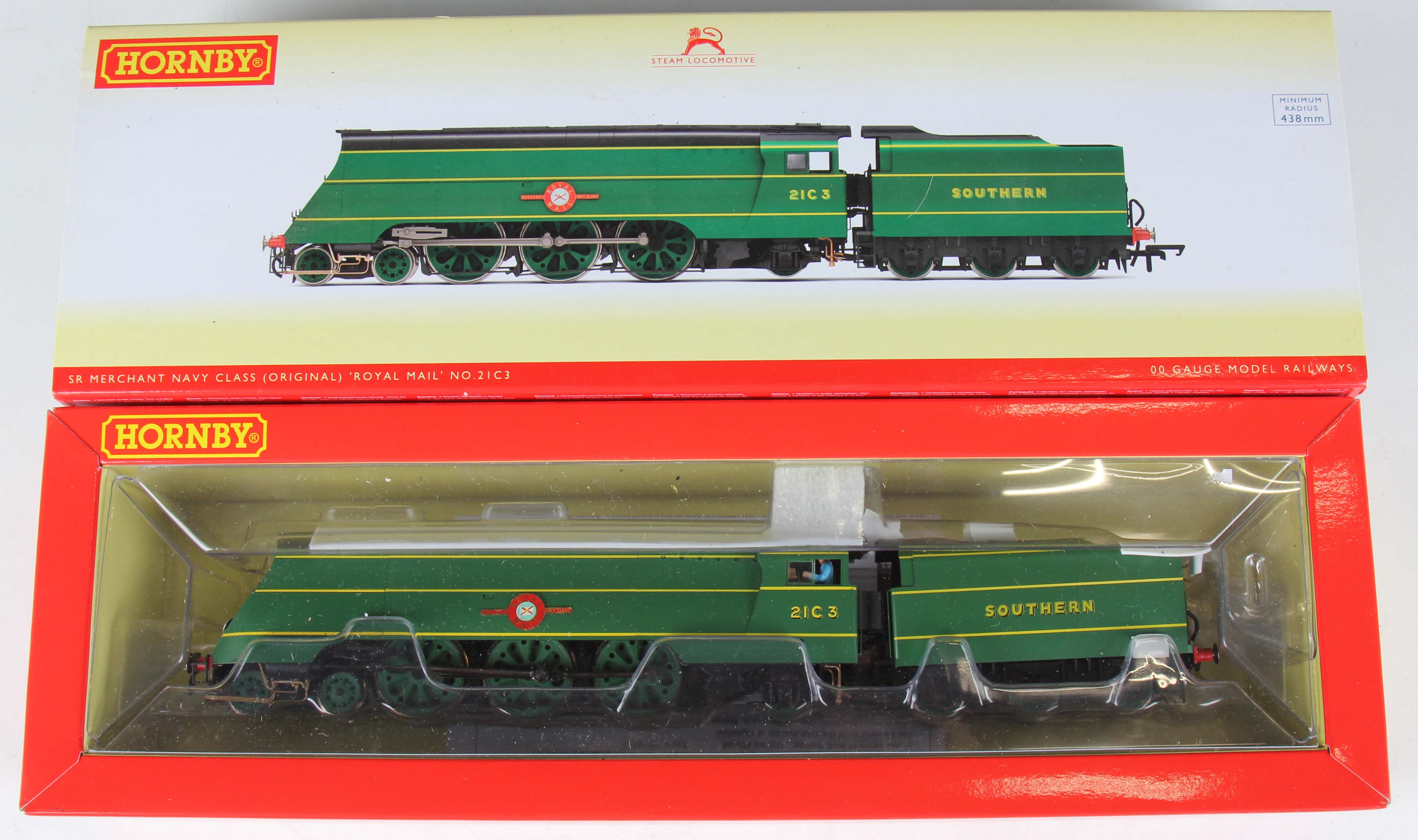 A Hornby gauge OO DCC Ready R.3435 Merchant Navy Class locomotive