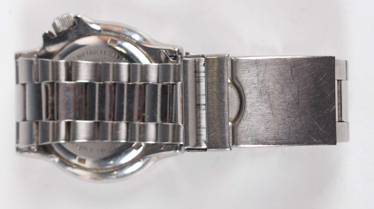 A Seiko Quartz Diver's 200m stainless steel cased gentleman's wristwatch,  Ref. 5H26-7A10,