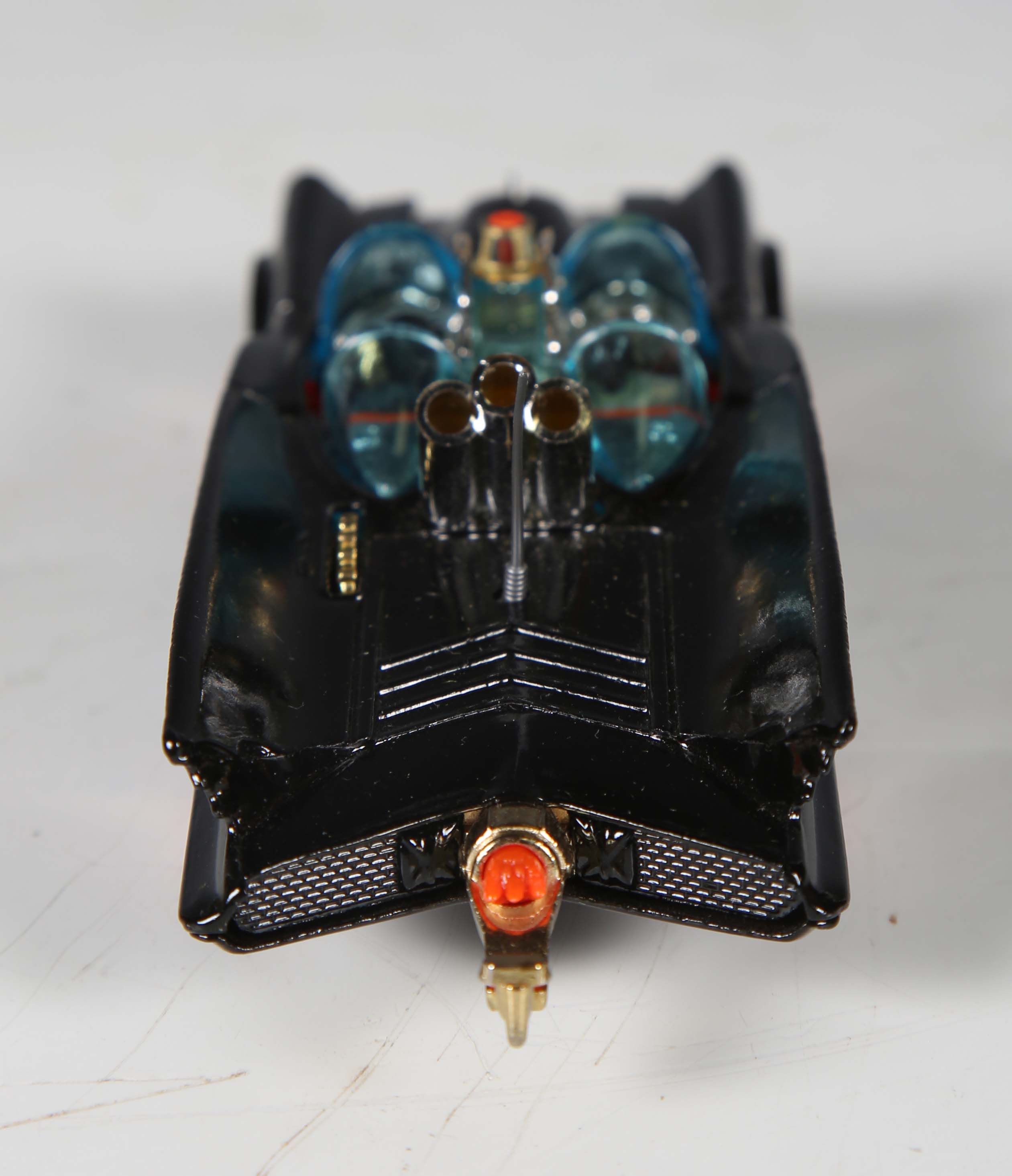 Lot De 2 Batmobile Corgi 268 Rouges Roues Rouges Vintage Batman