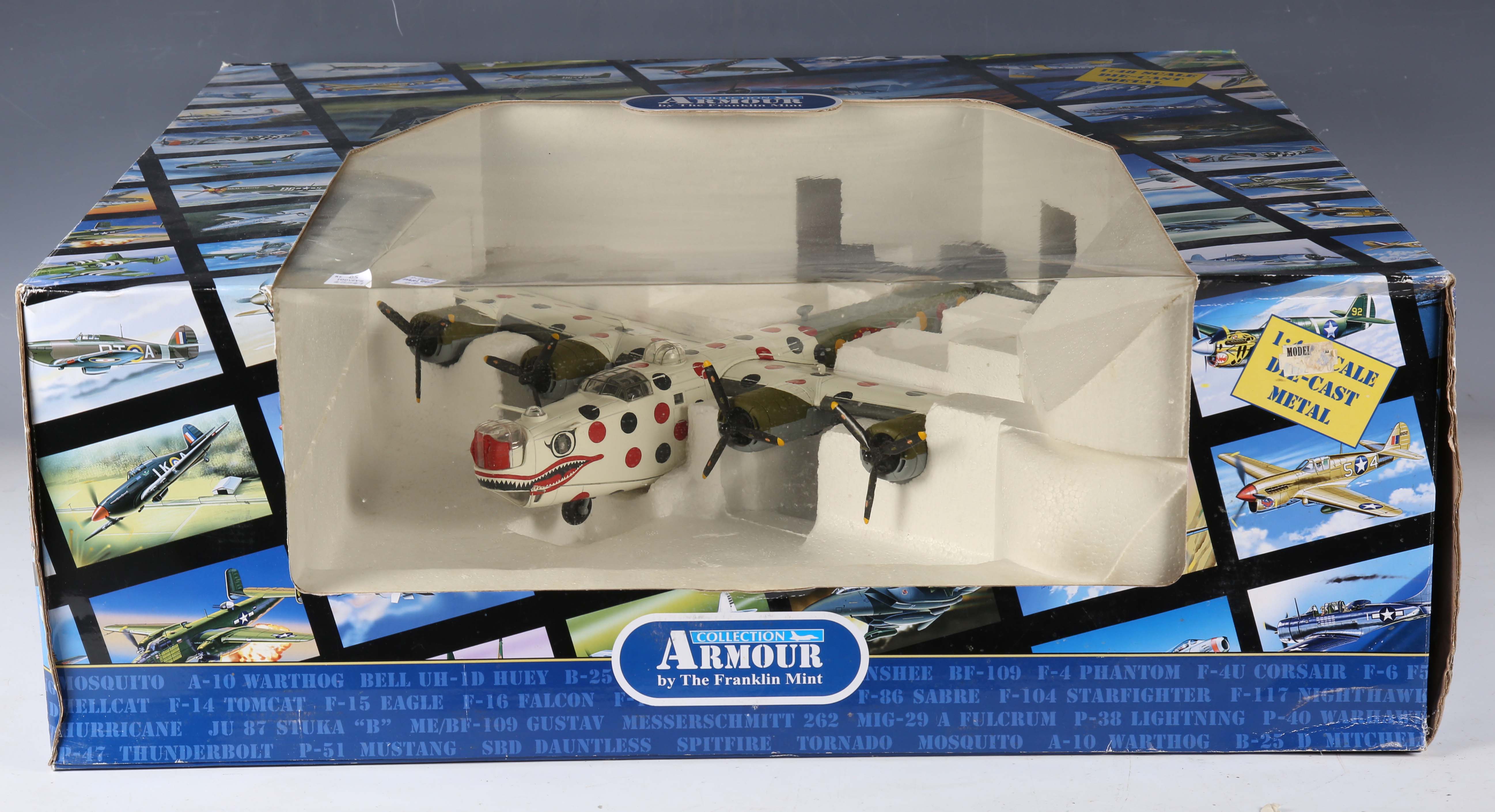 Four The Franklin Mint Armour Collection 1:48 scale diecast model