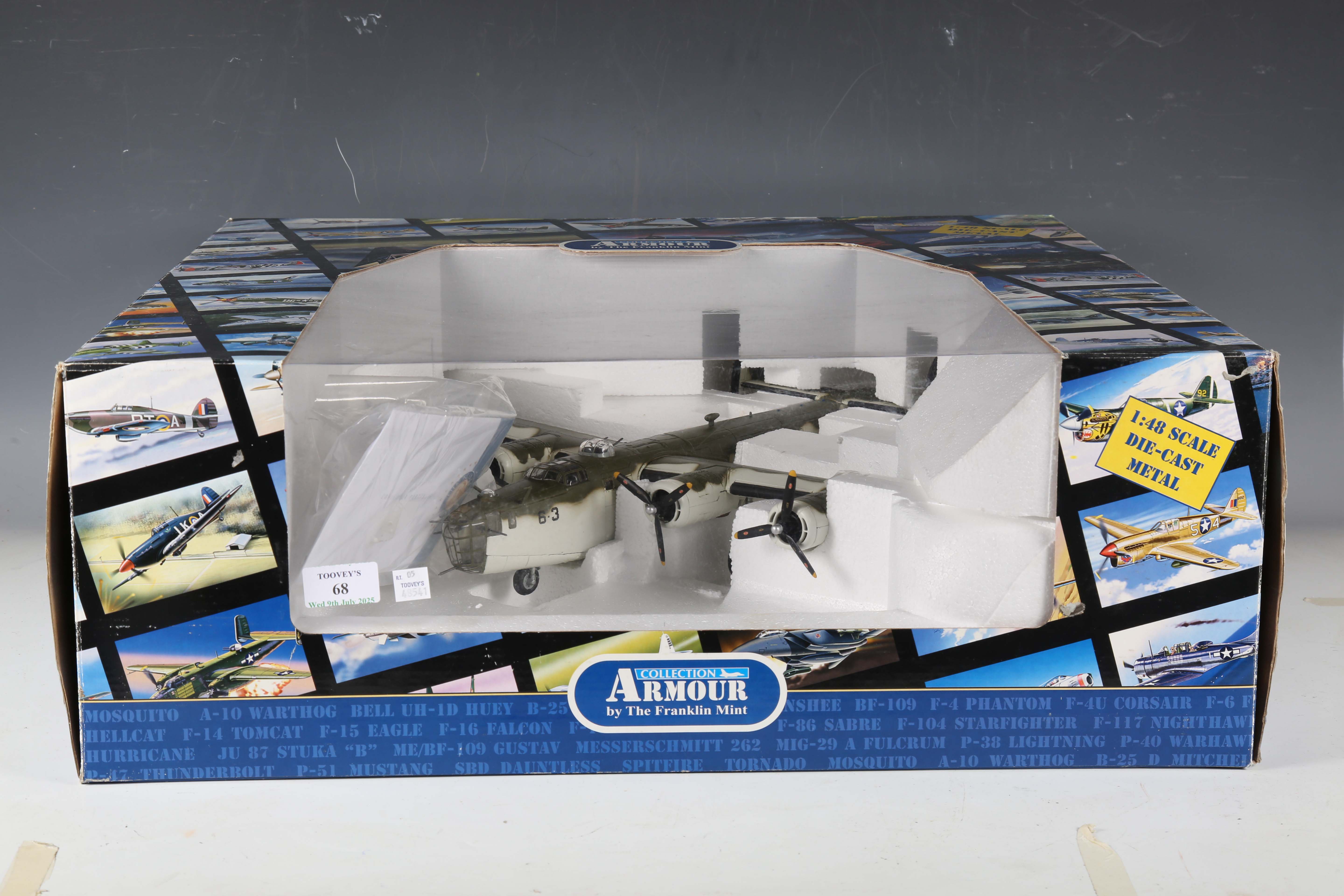 Four The Franklin Mint Armour Collection 1:48 scale diecast