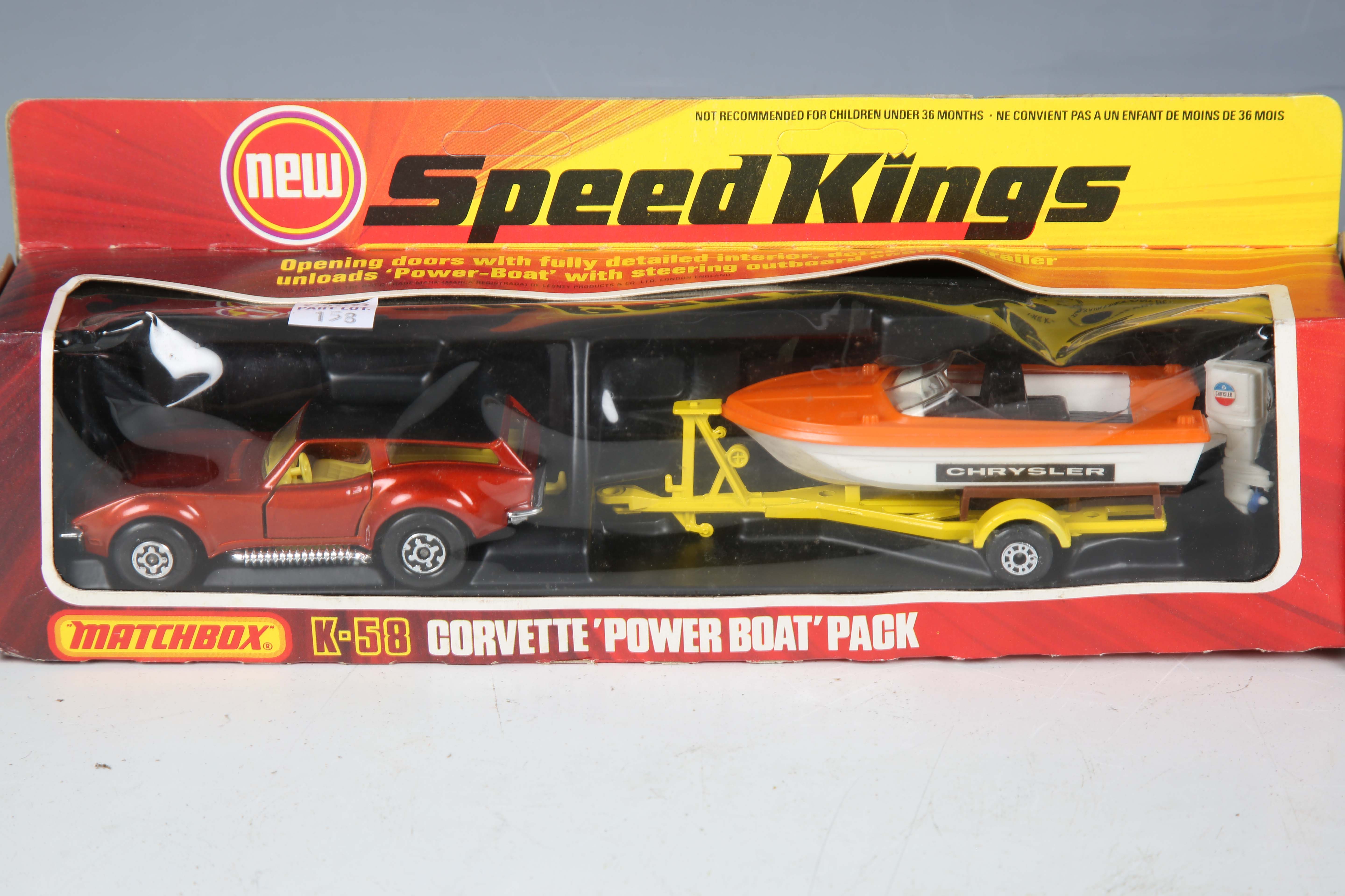 A Matchbox Speed Kings K-57 Javelin Drag Race Pack and a K-58